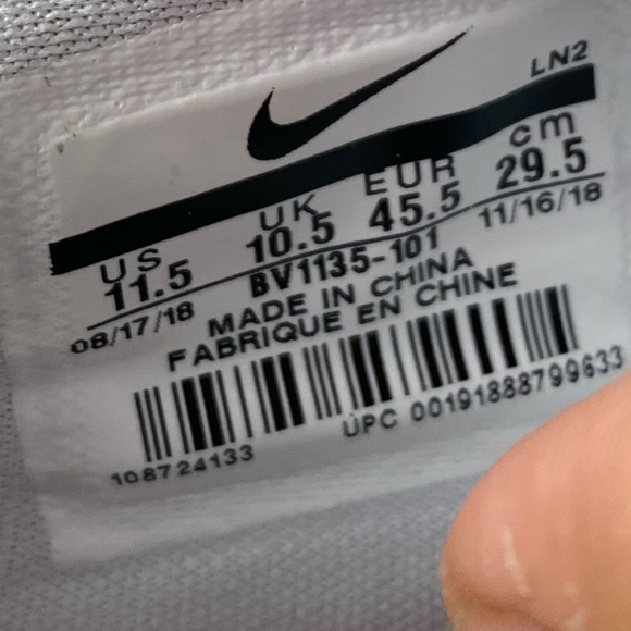 🆕 Nike	React Vapor 2 White Metallic Golf - Mens - Picture 10 of 13